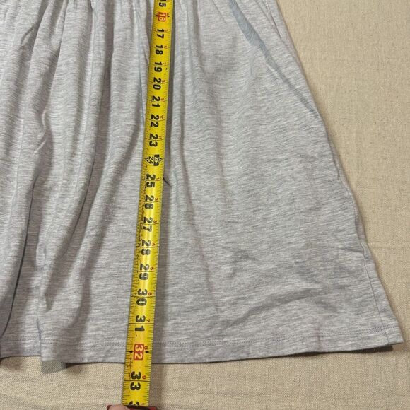 Petal + Pup sz Small Gray Dress Waist T Shirt Midi Dress With Pockets - Picture 6 of 6